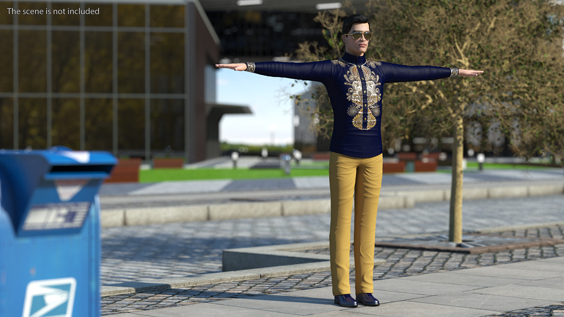 Asian Man Fashionable Style Rigged 3D model