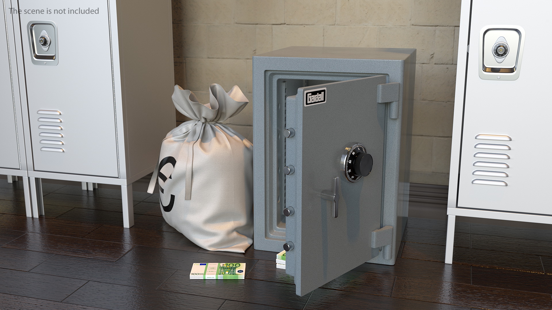 Safe With Euro 3D model