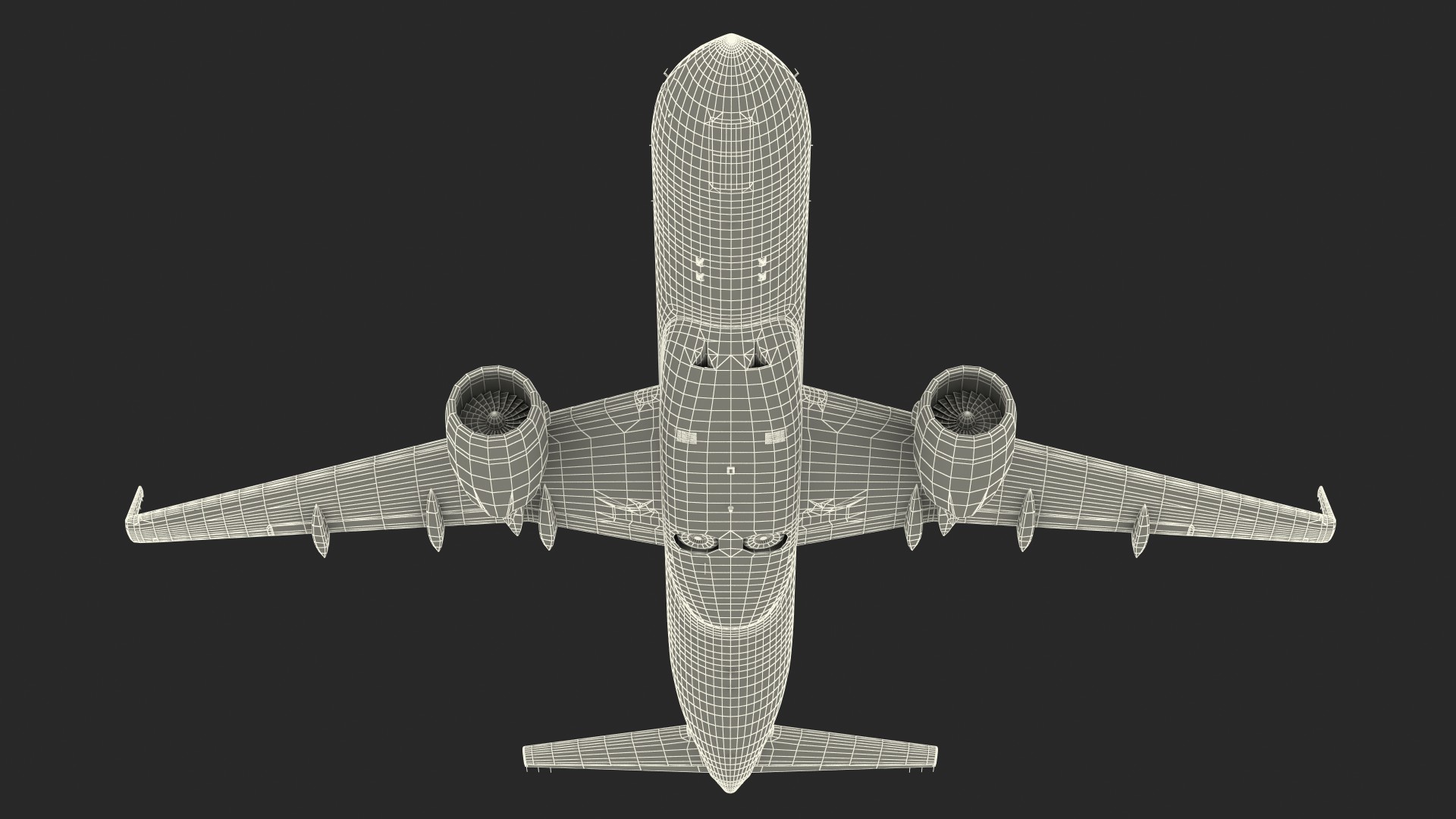 Mitsubishi SpaceJet M100 Retracted Landing Gear 3D