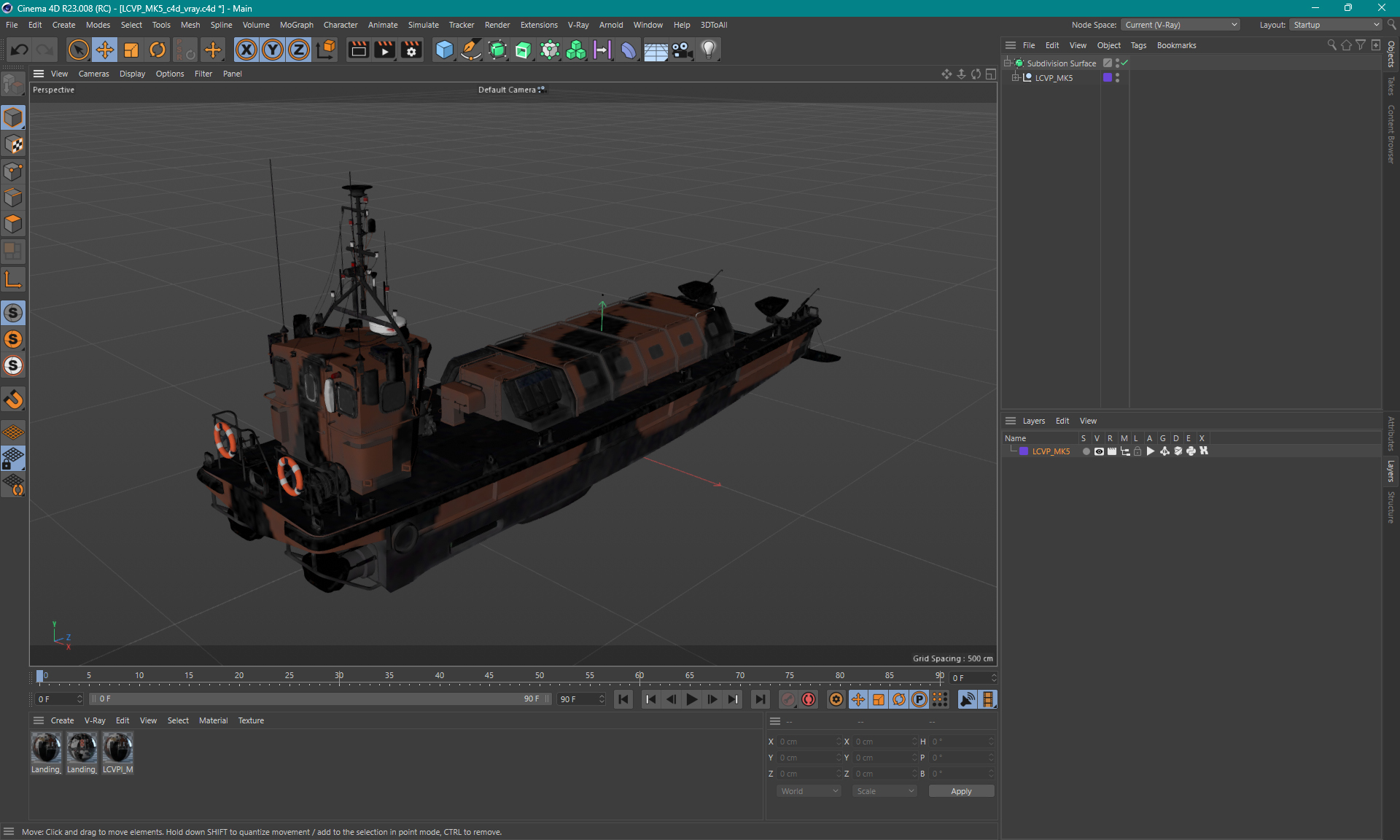 3D model LCVP MK5