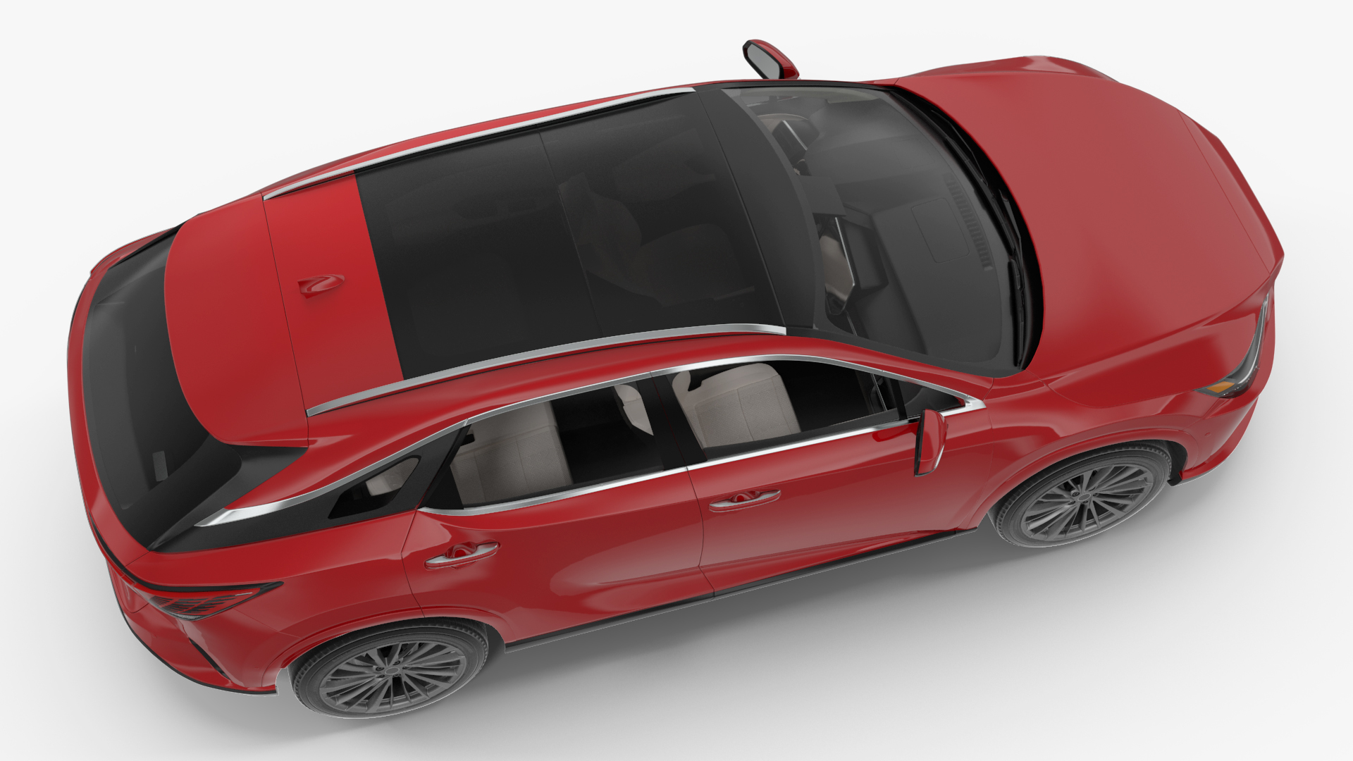 Crossover Simple Interior Red 3D model