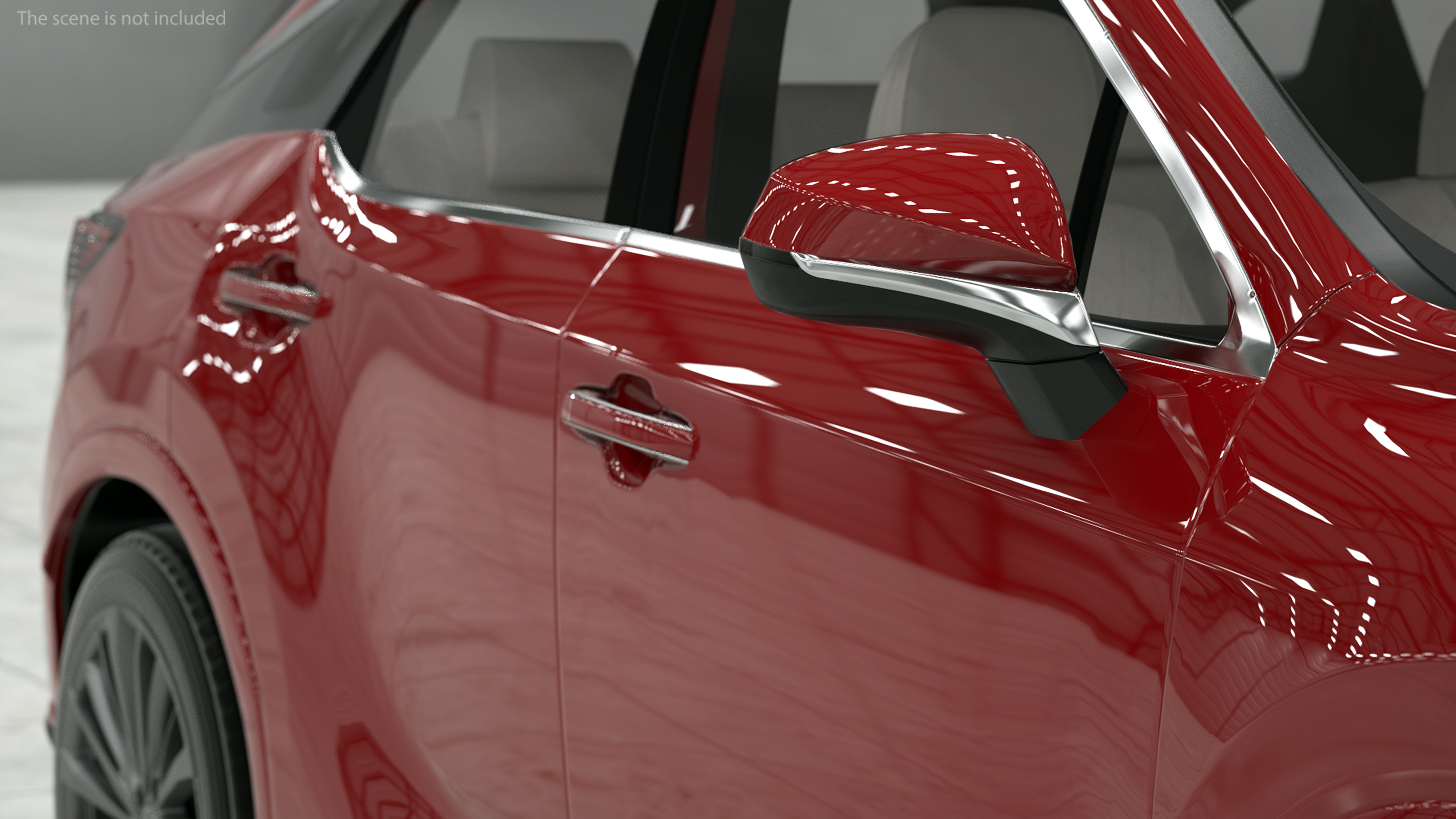 Crossover Simple Interior Red 3D model