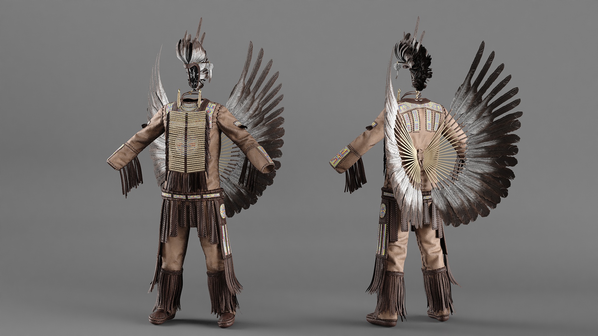 Clothing American Indian 3D model