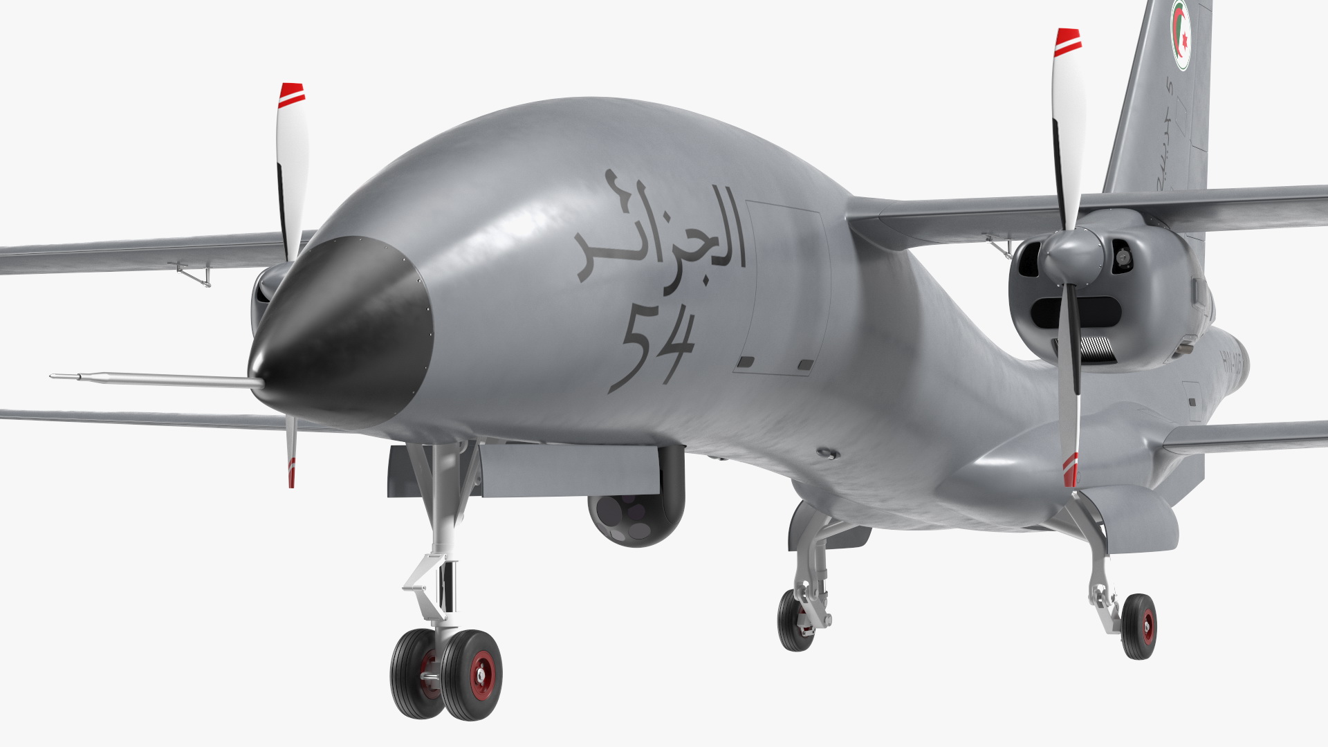 3D Yabhon United 40-UAV Grey Color