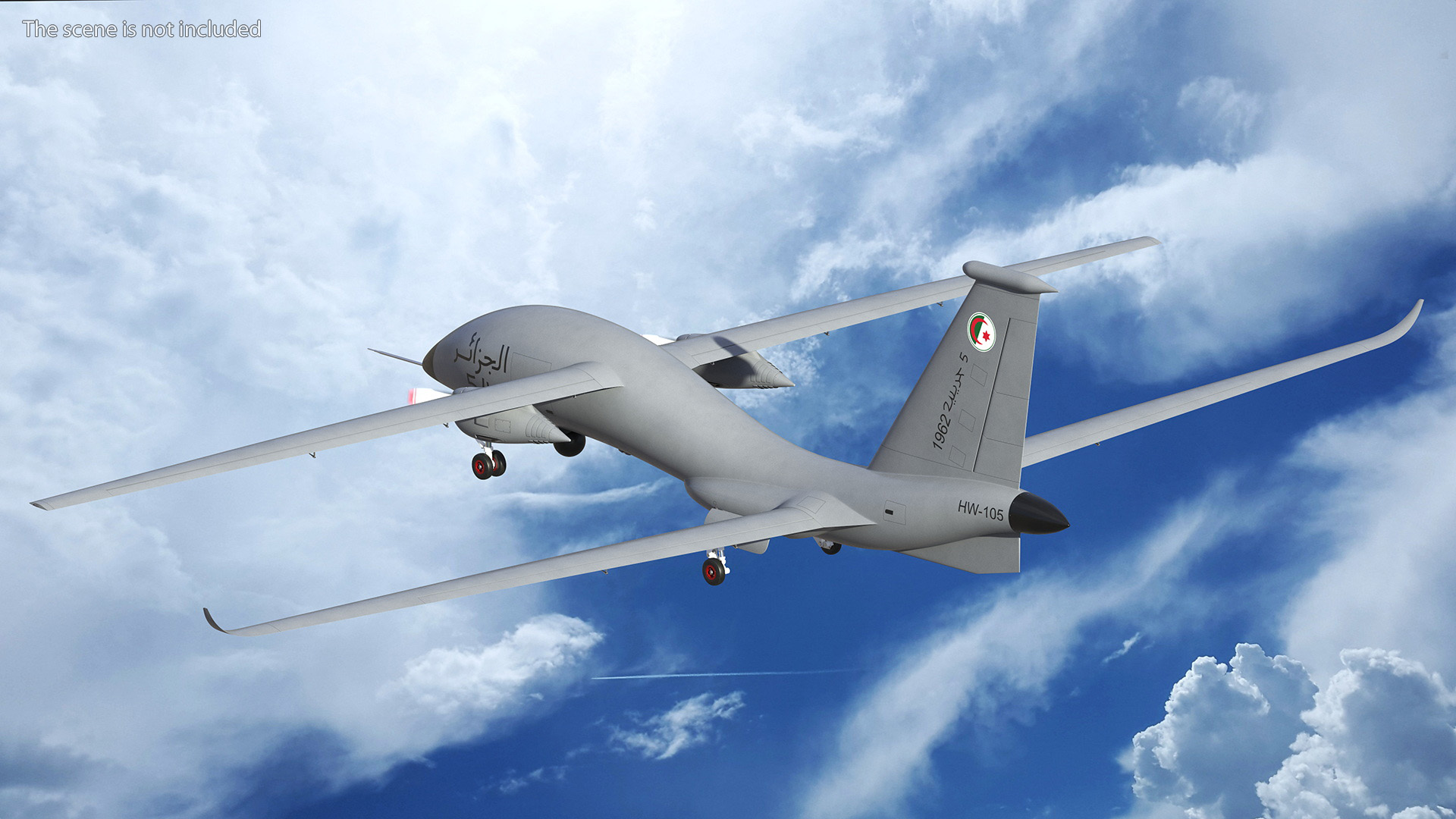 3D Yabhon United 40-UAV Grey Color