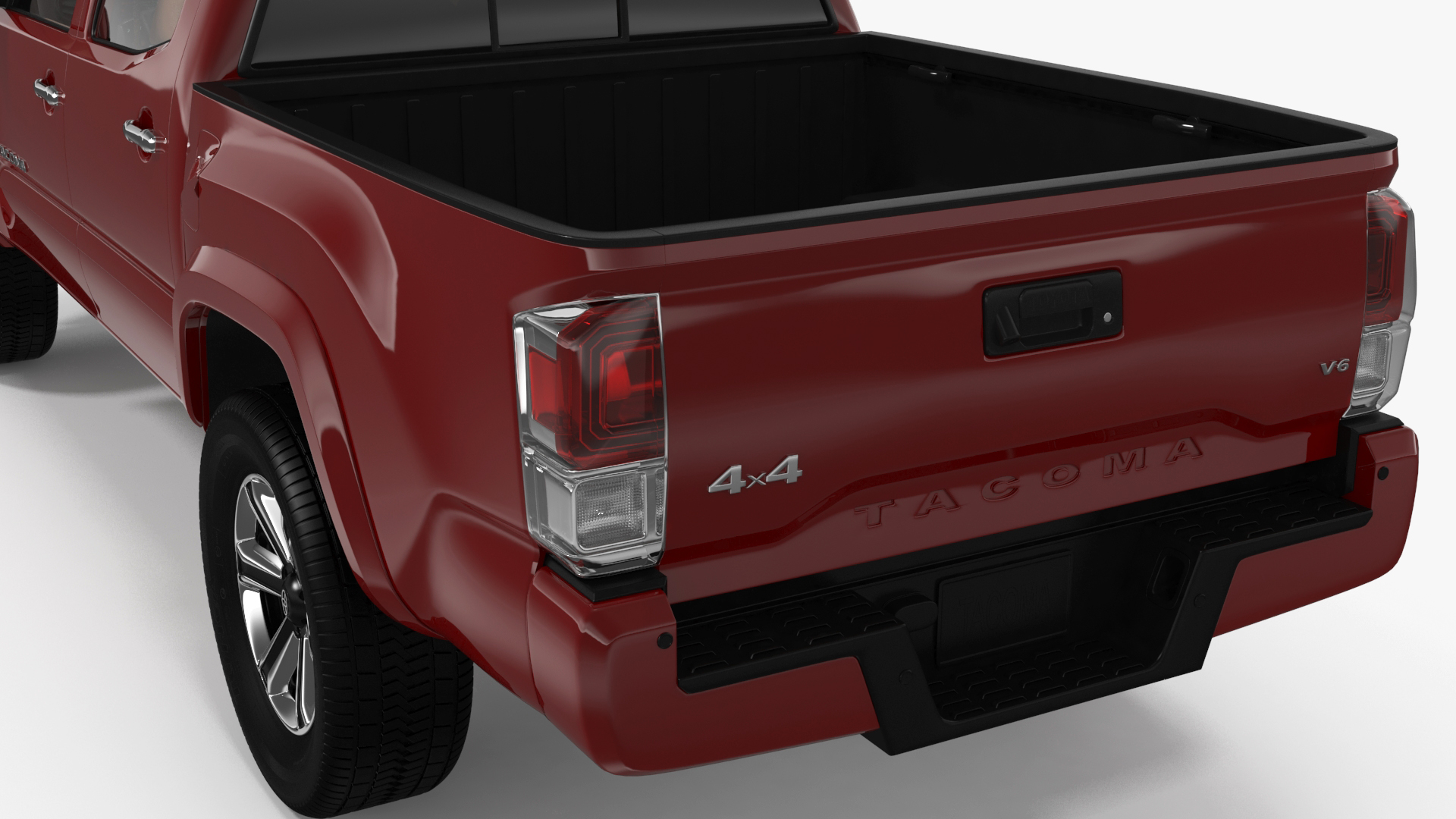 Toyota Tacoma Pickup Rigged 3D