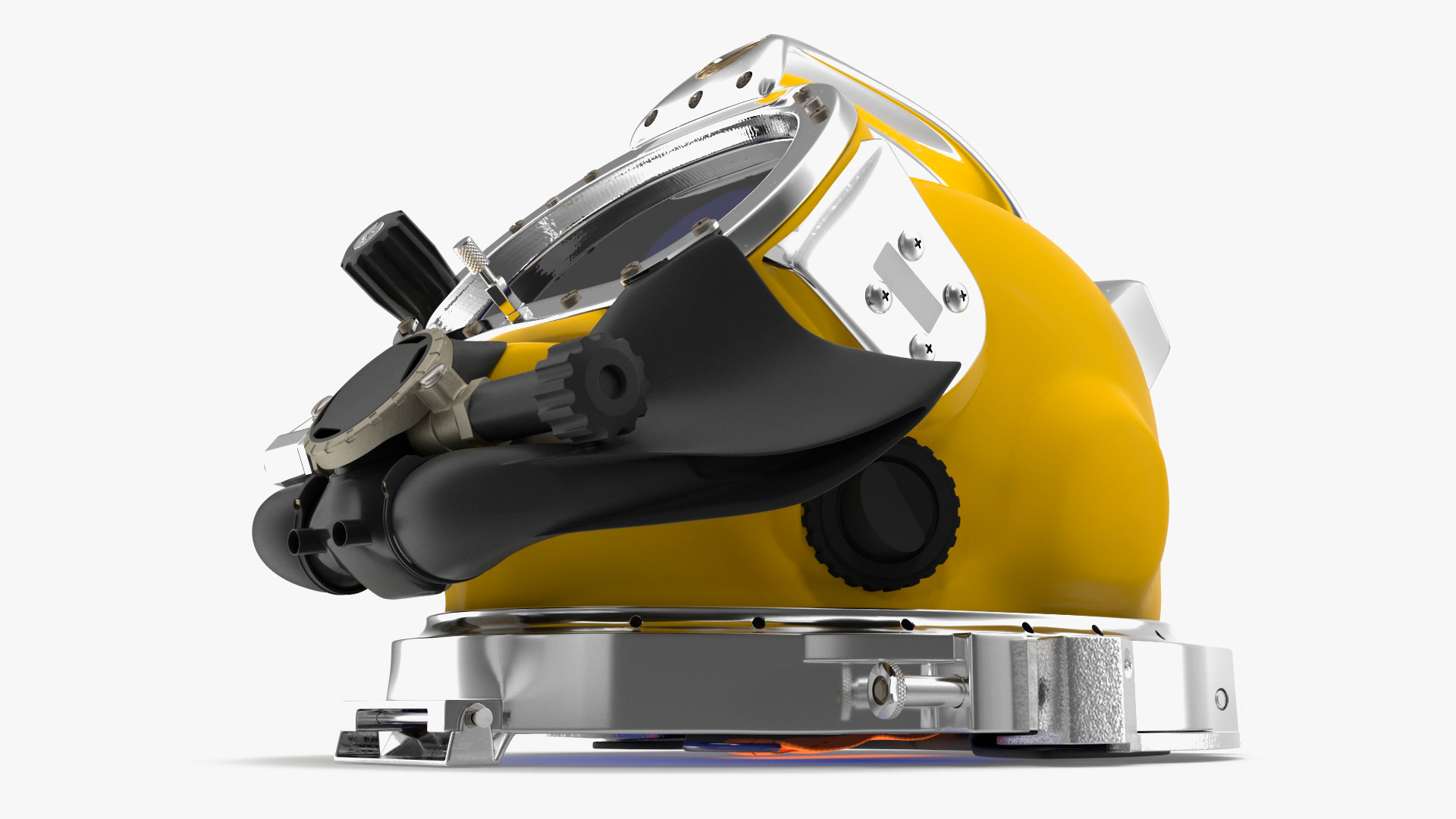 Commercial Dive Helmet 3D