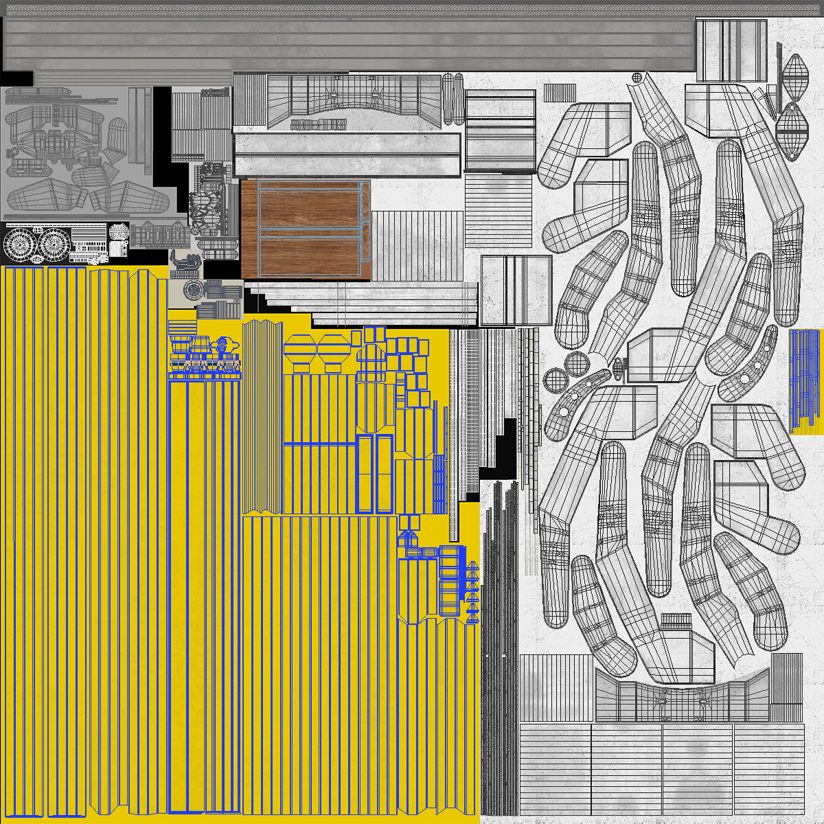 3D Offshore Subsea DWCM Cutter and Subsea Pile model