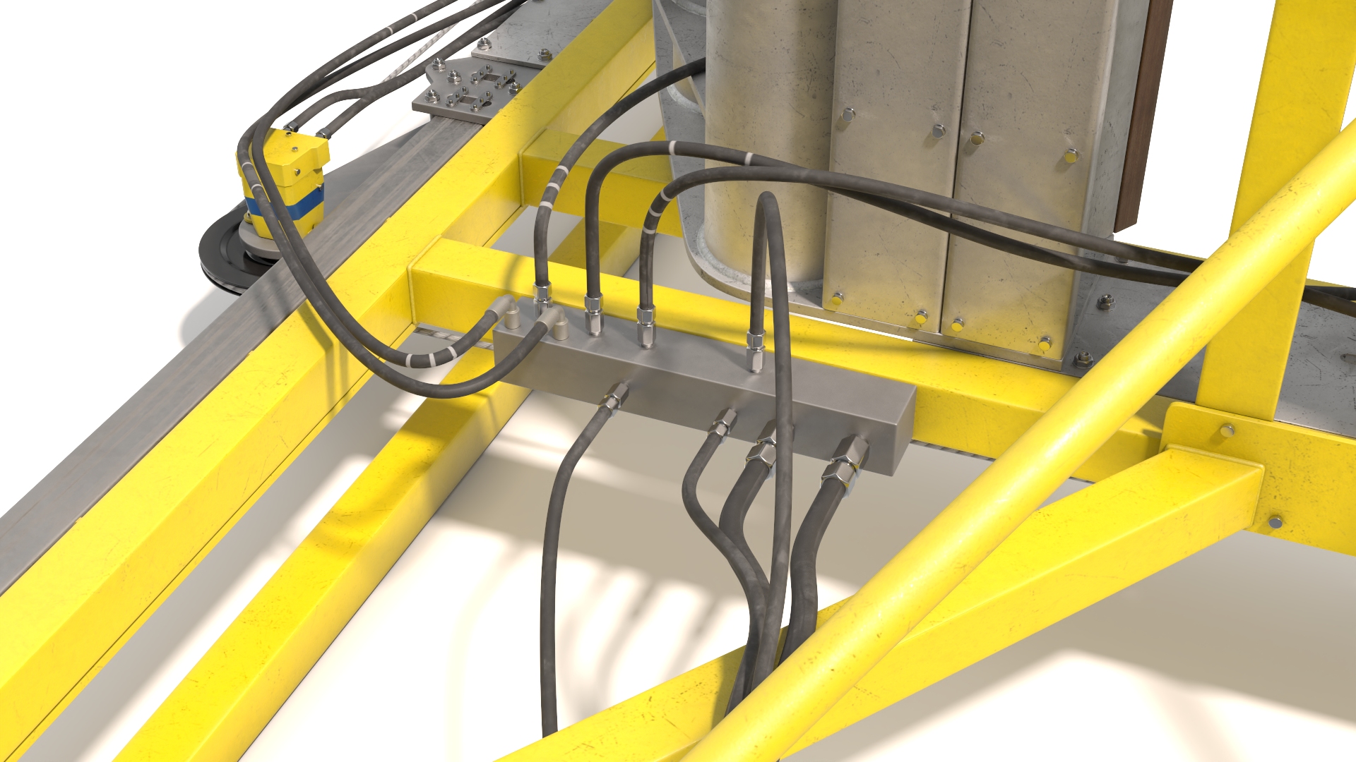 3D Offshore Subsea DWCM Cutter and Subsea Pile model