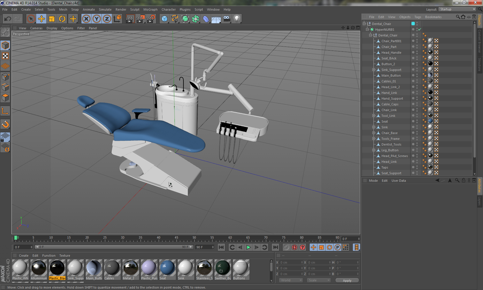 Dental Chair 3D