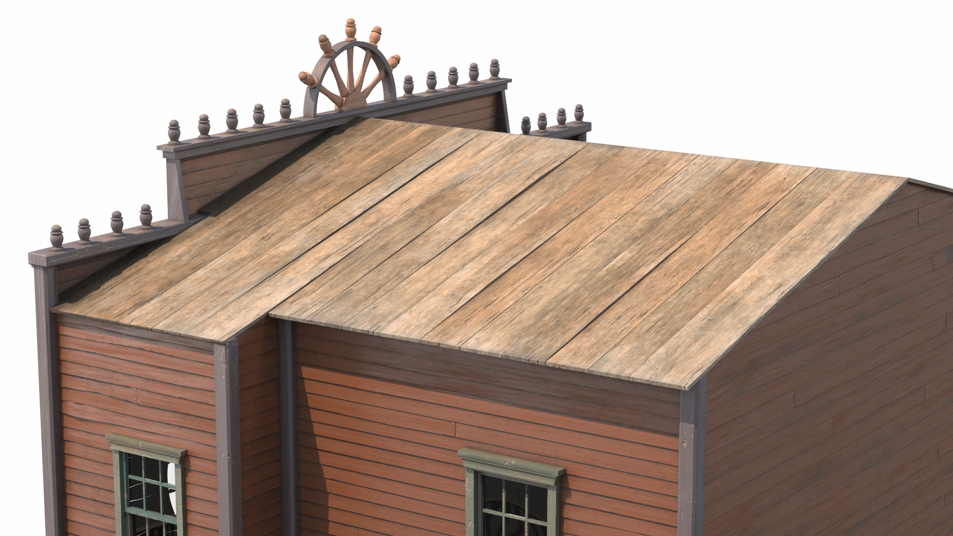 Wild West Large Building 3D model