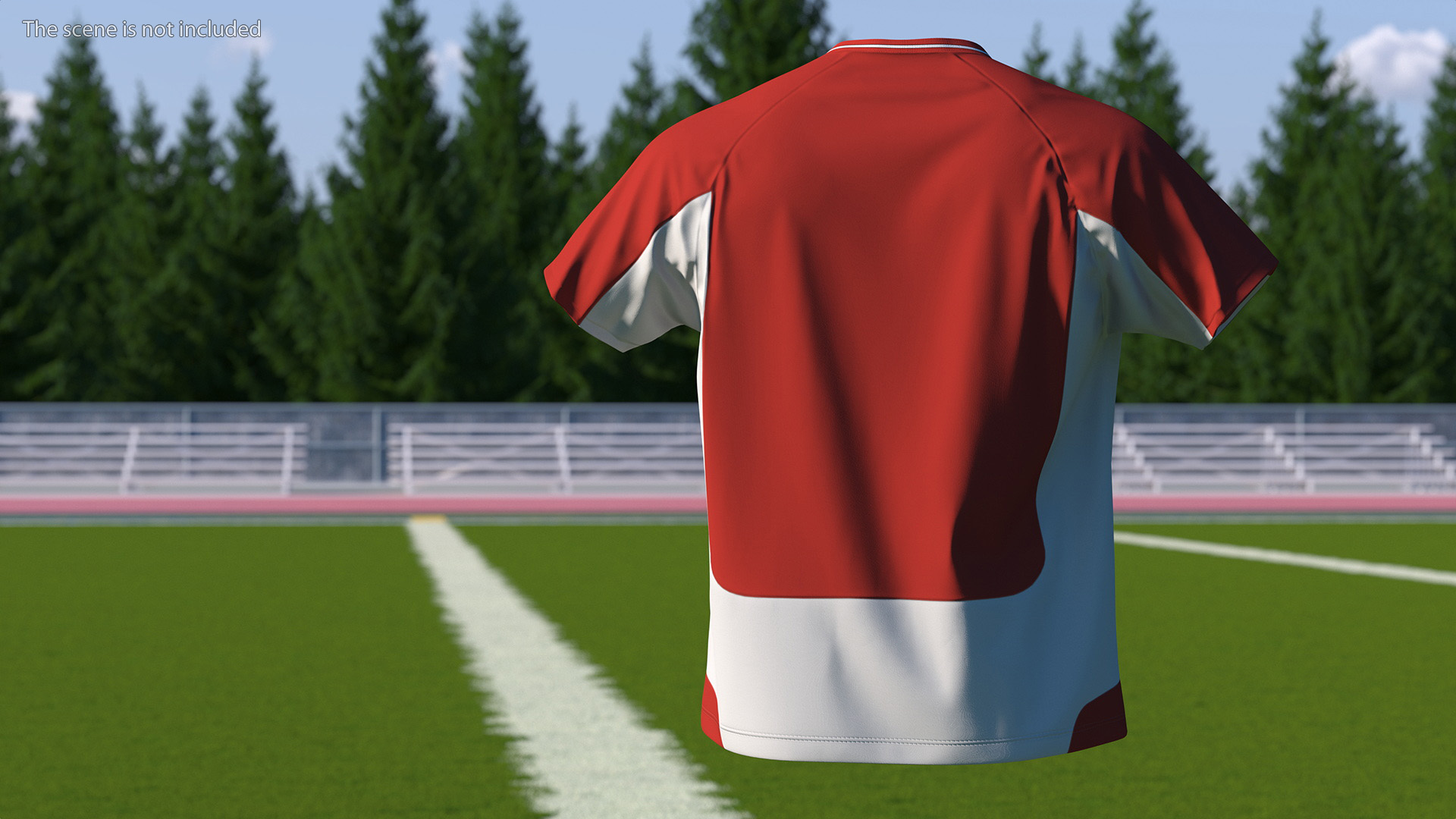 3D Sport Team Jersey Shirt model