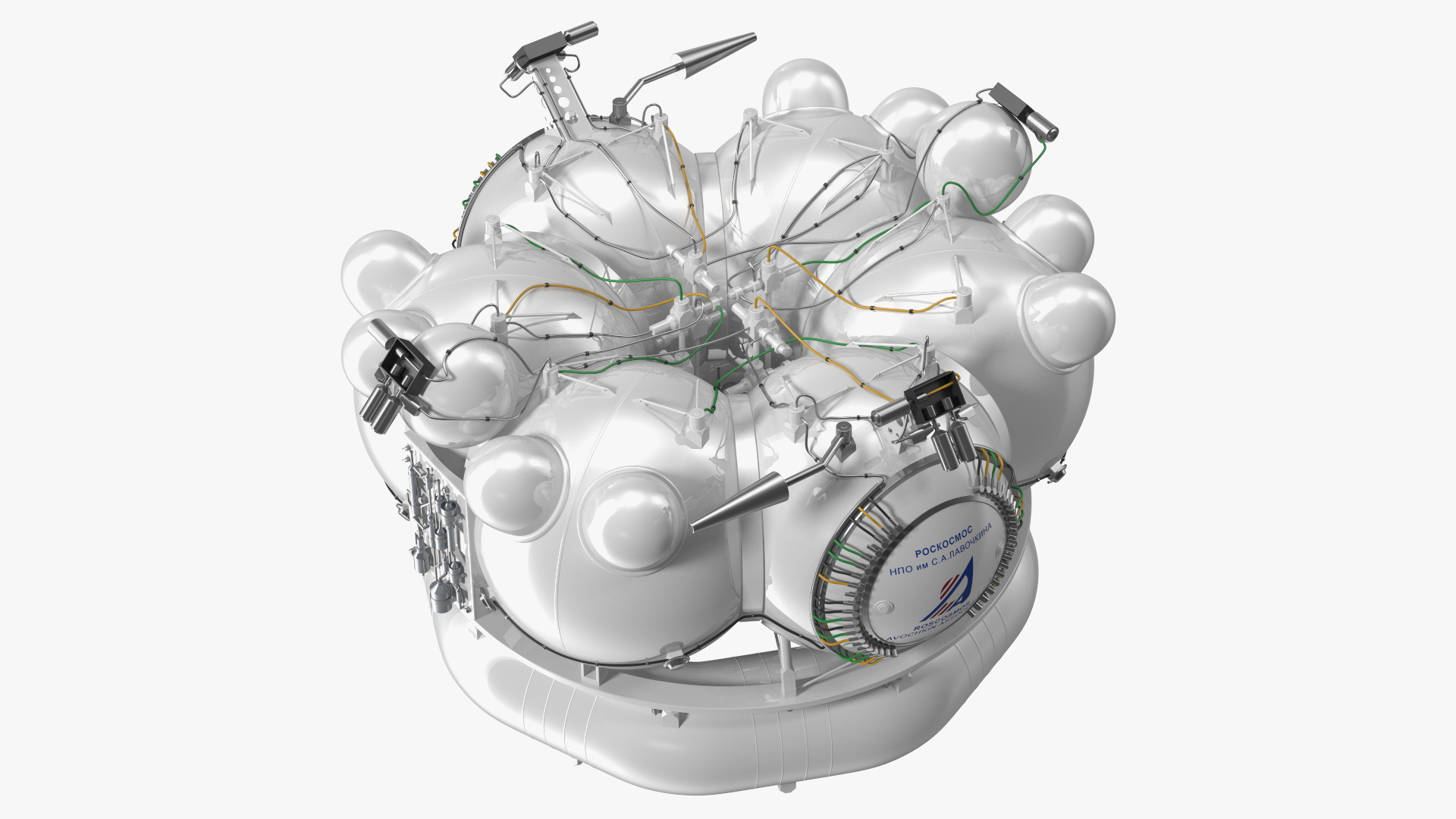 Vostochny Cosmodrome Spaceport with Soyuz 2 Orbital Vehicle 3D model