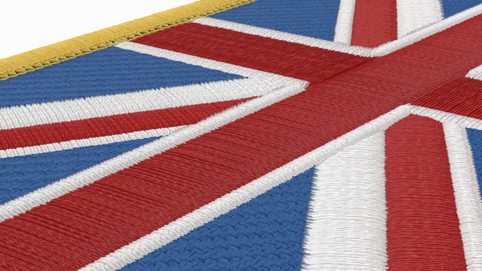 Great Britain Flag Patch 3D model