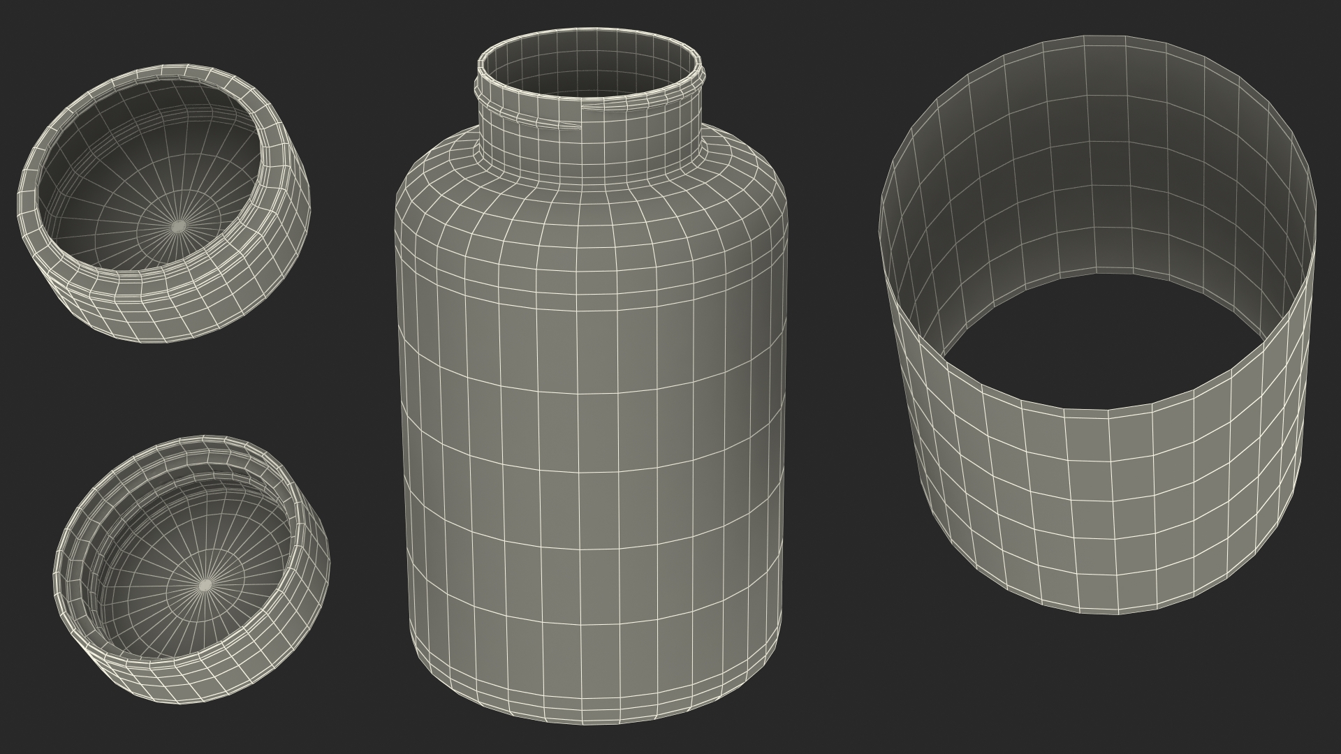 Plastic Jar EvlTest 3D model