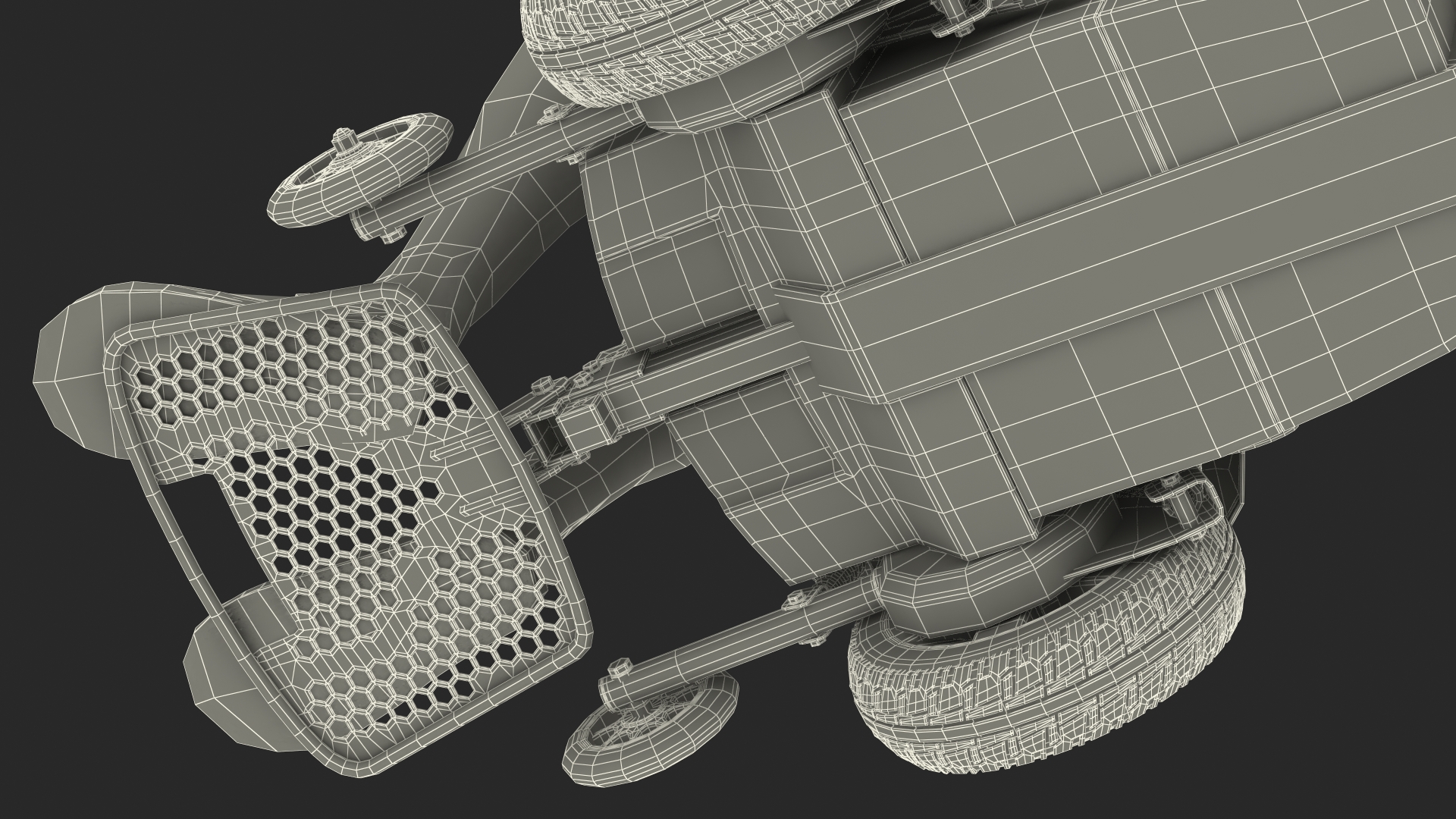 Patient with Jazzy Select Wheelchair Rigged for Modo 3D