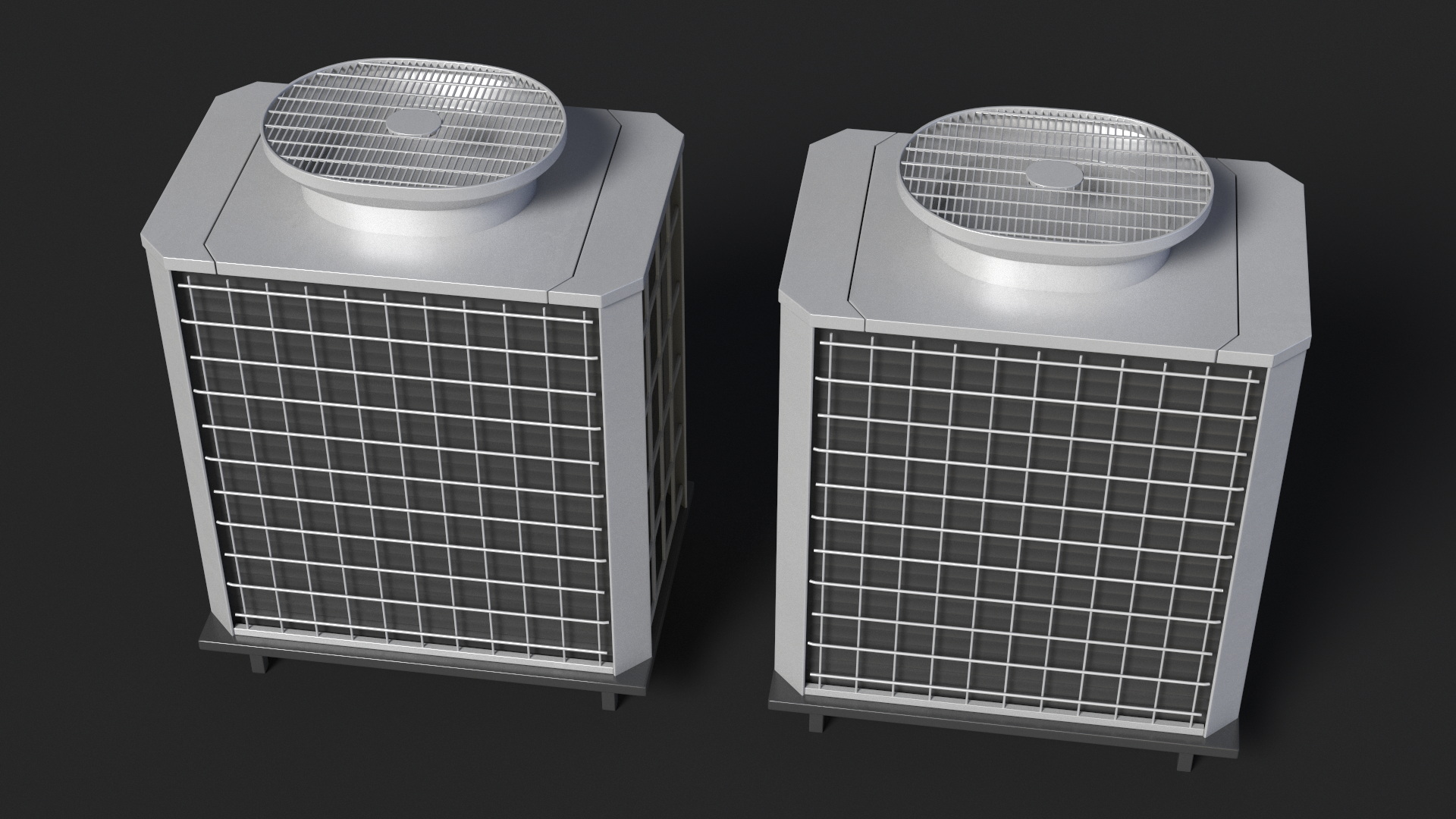 3D HVAC Outdoor Units model