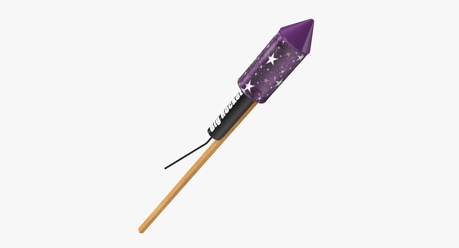 3D model Firework Rocket