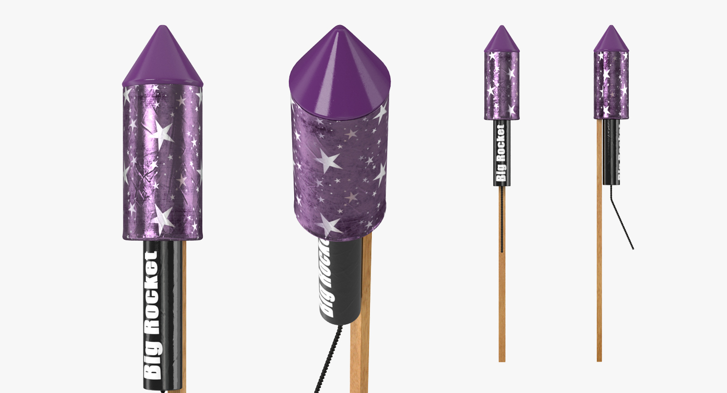 3D model Firework Rocket