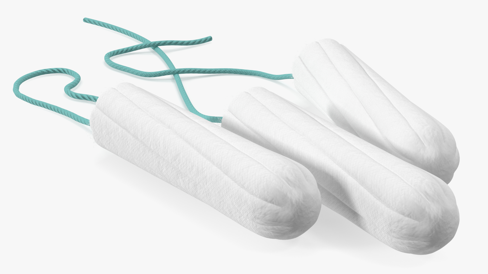 Menstrual Tampons Without Package Fur 3D