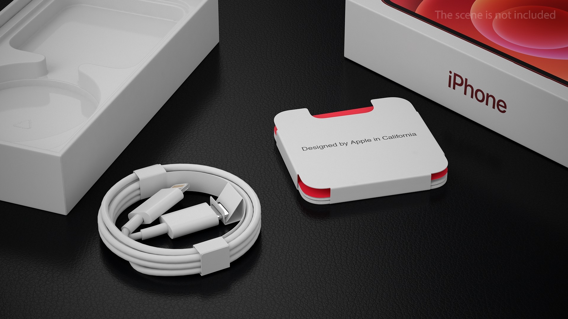 3D model iPhone 12 mini Box Product RED