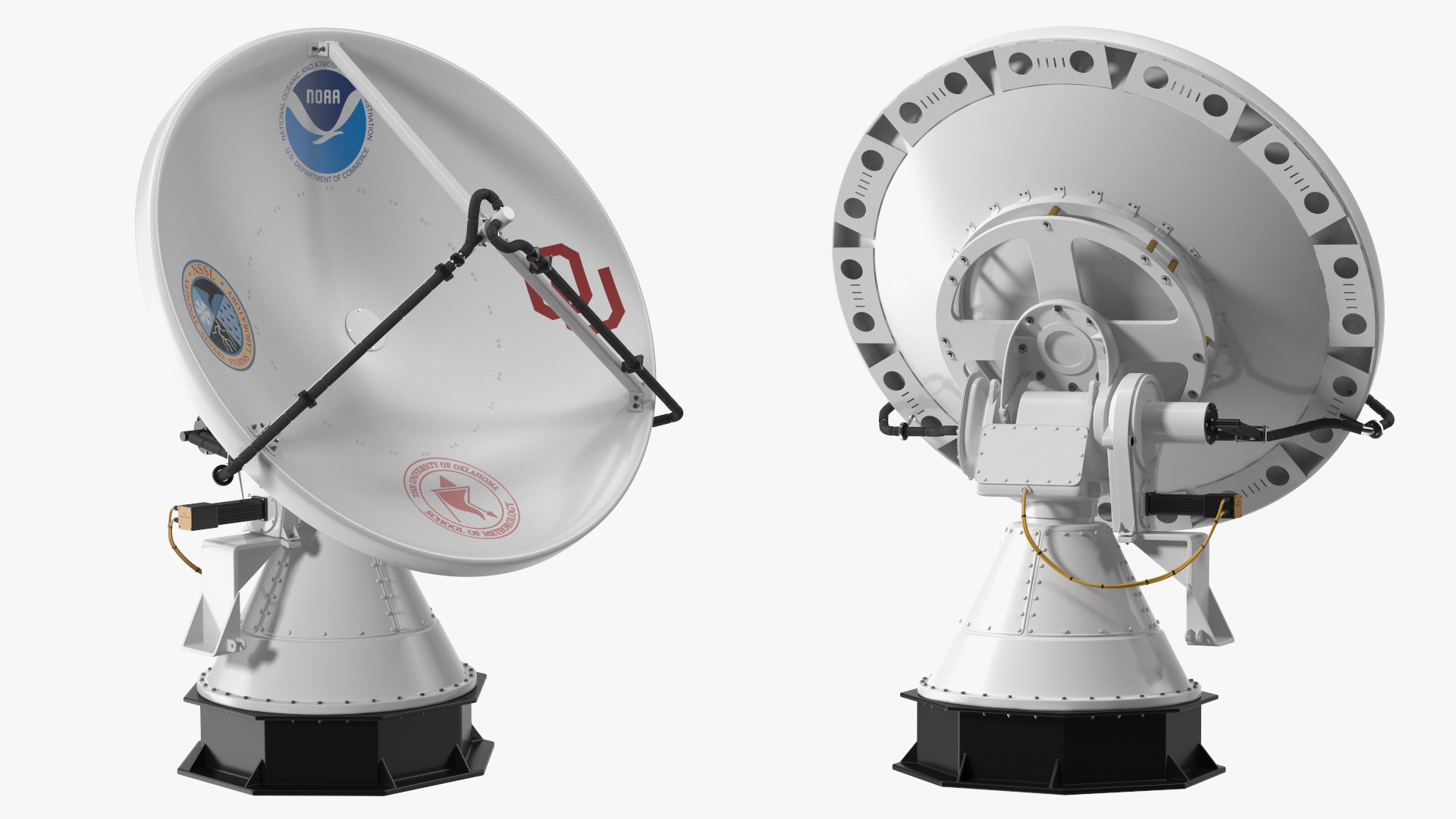 3D model NOAA NOXP Mobile Polarimetric Radar