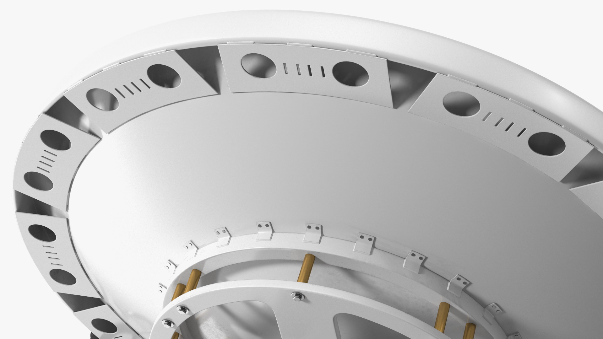 3D model NOAA NOXP Mobile Polarimetric Radar