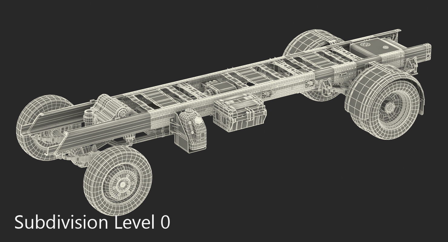 Truck Frame Chassis 3D model