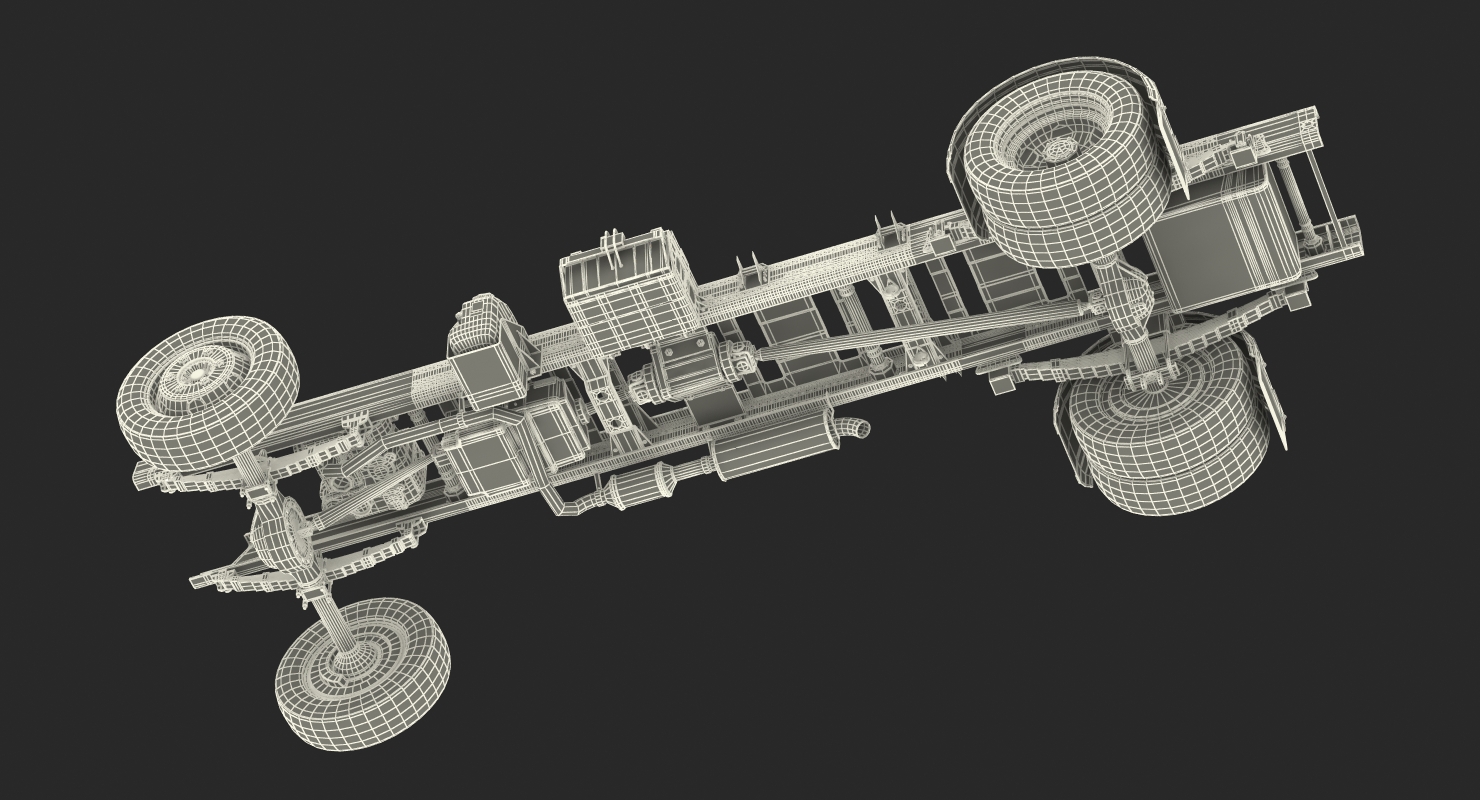 Truck Frame Chassis 3D model