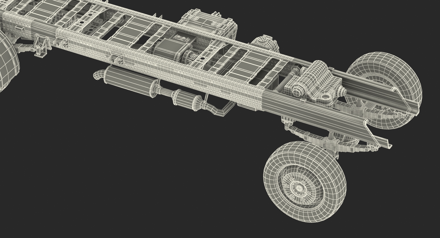 Truck Frame Chassis 3D model