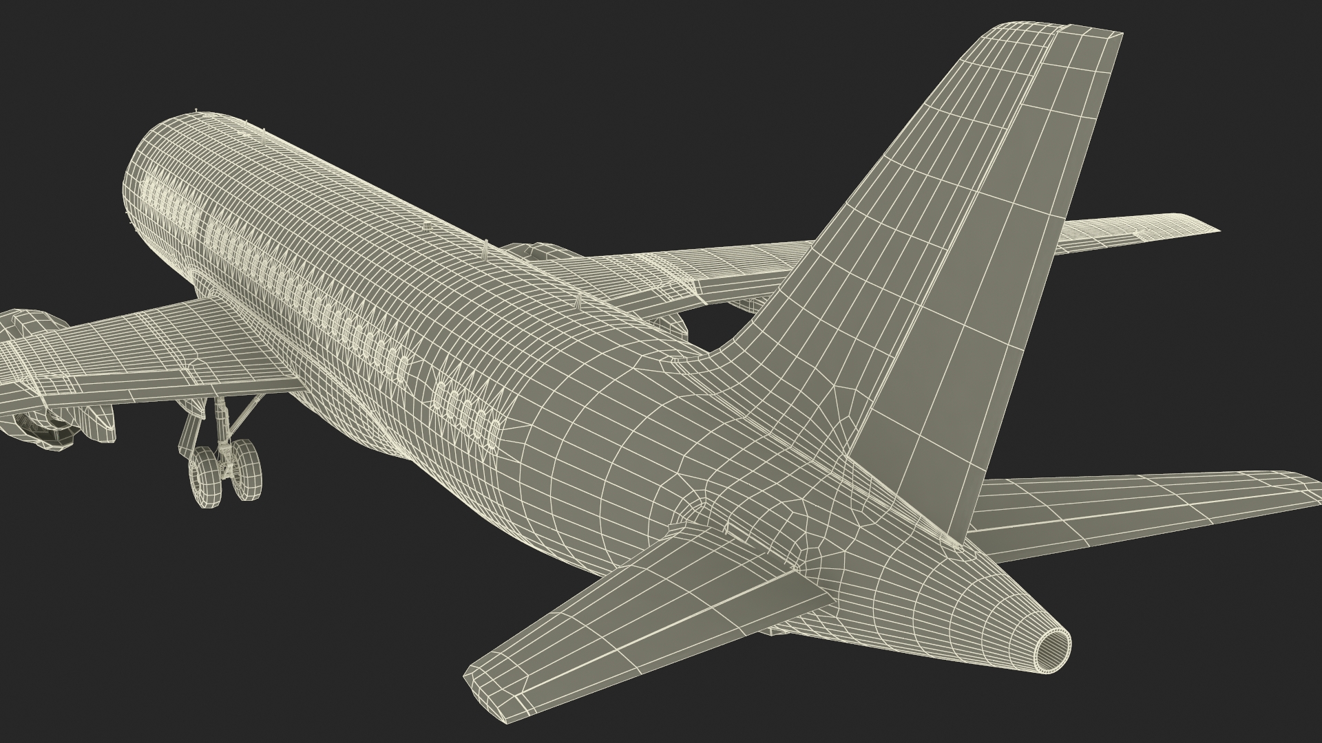 Narrow Body Airliner Rigged 3D