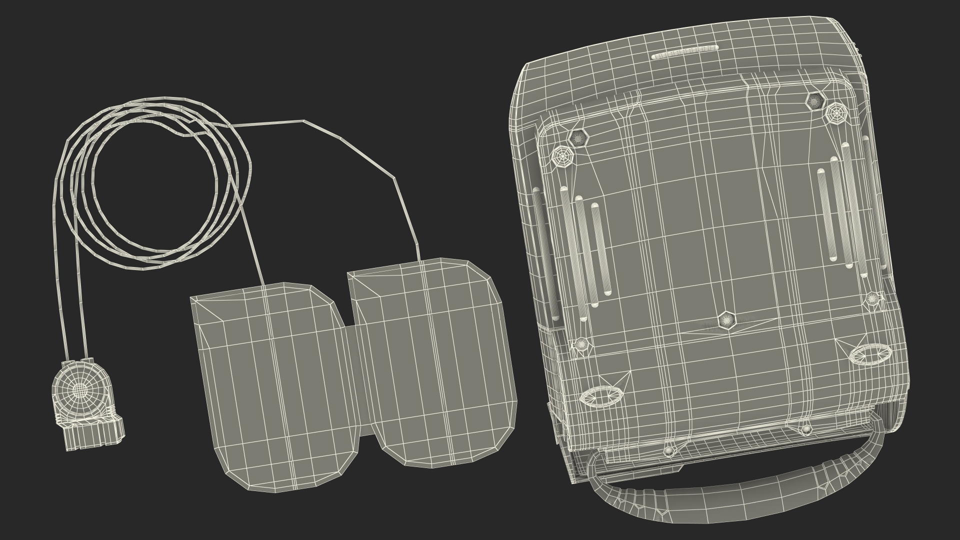 Automated External Defibrillator 3D