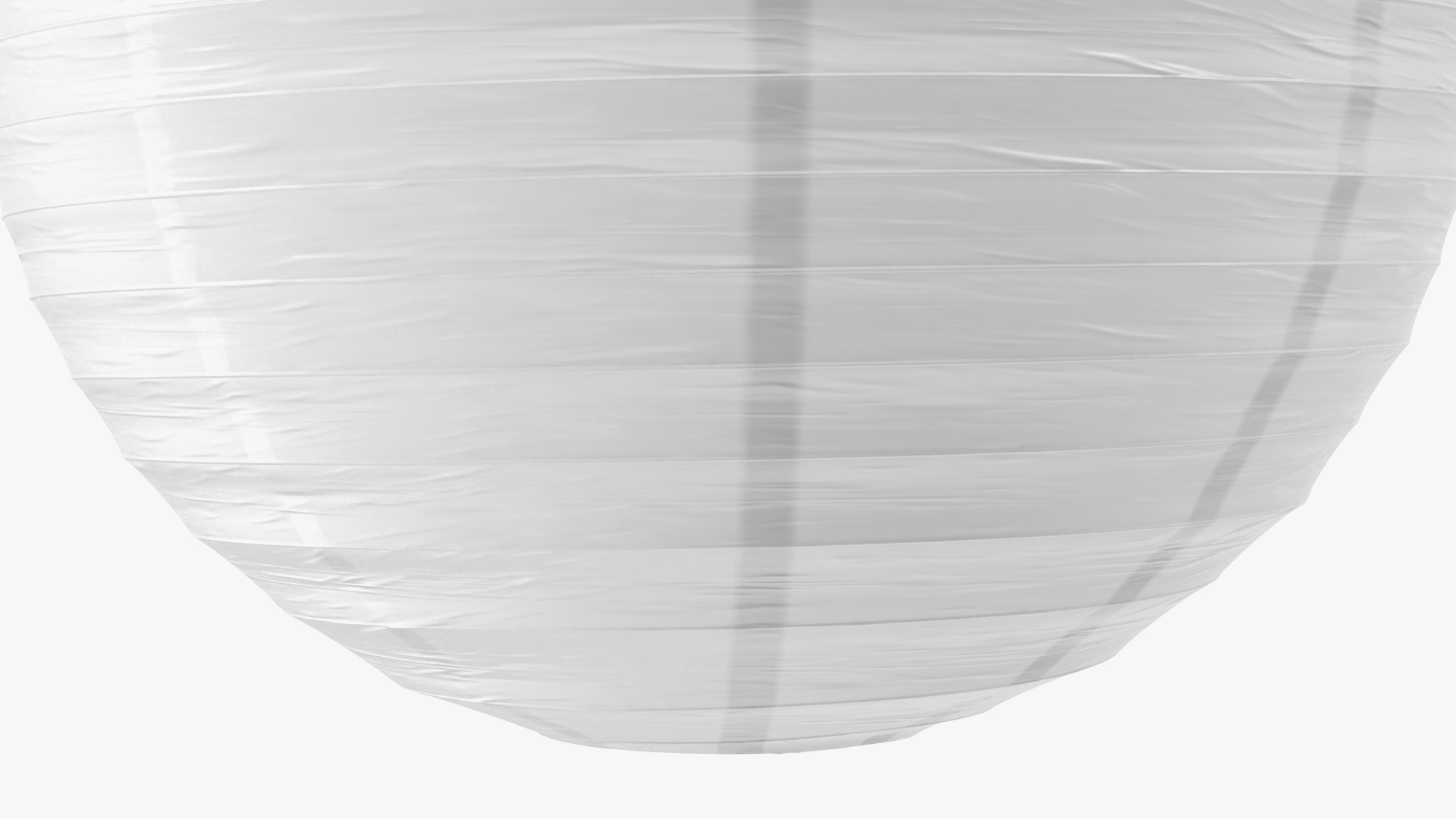 3D model Round Paper Lantern White