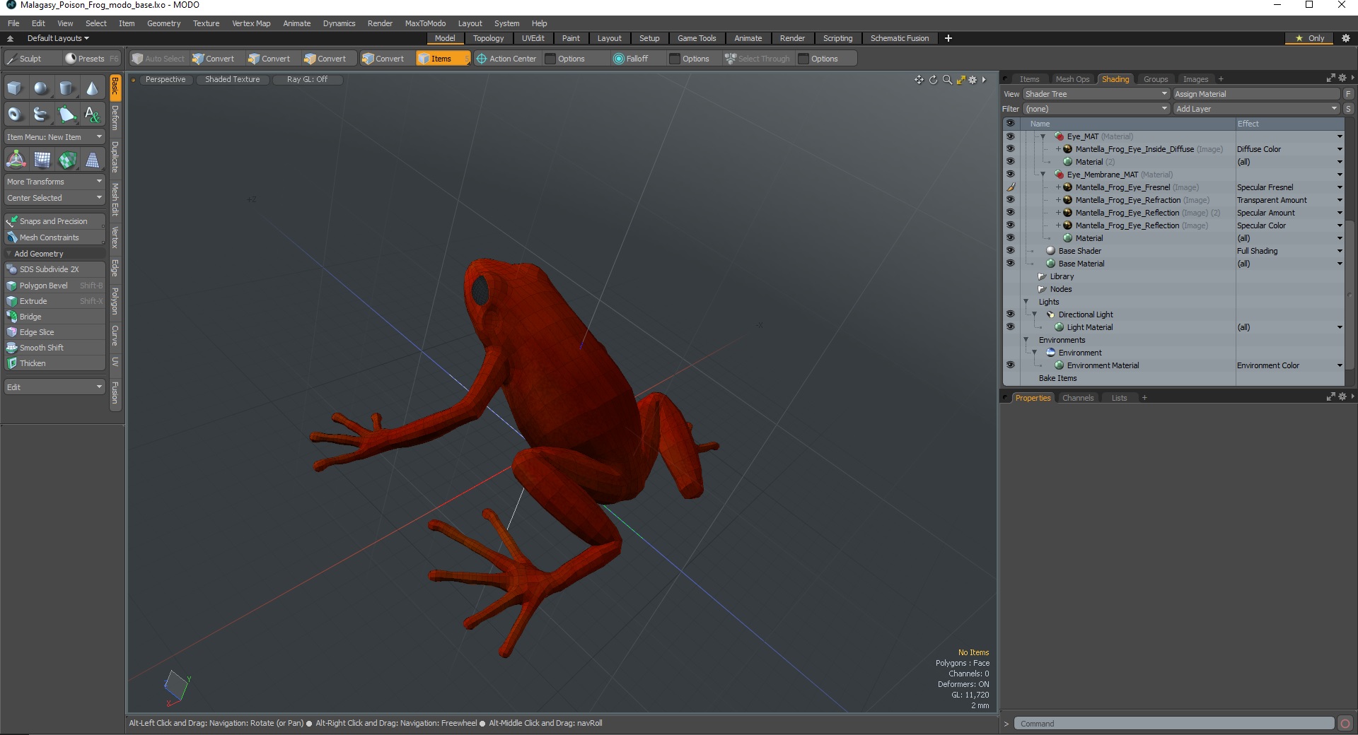 3D model Malagasy Poison Frog