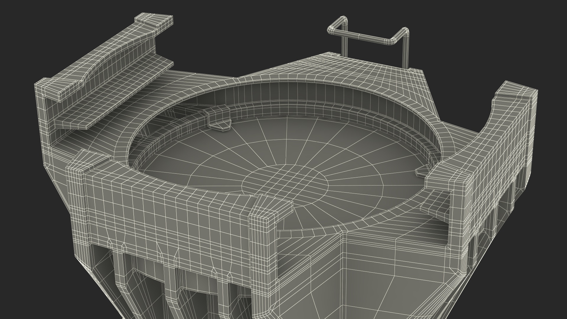 3D Stage Spotlight Fixture model