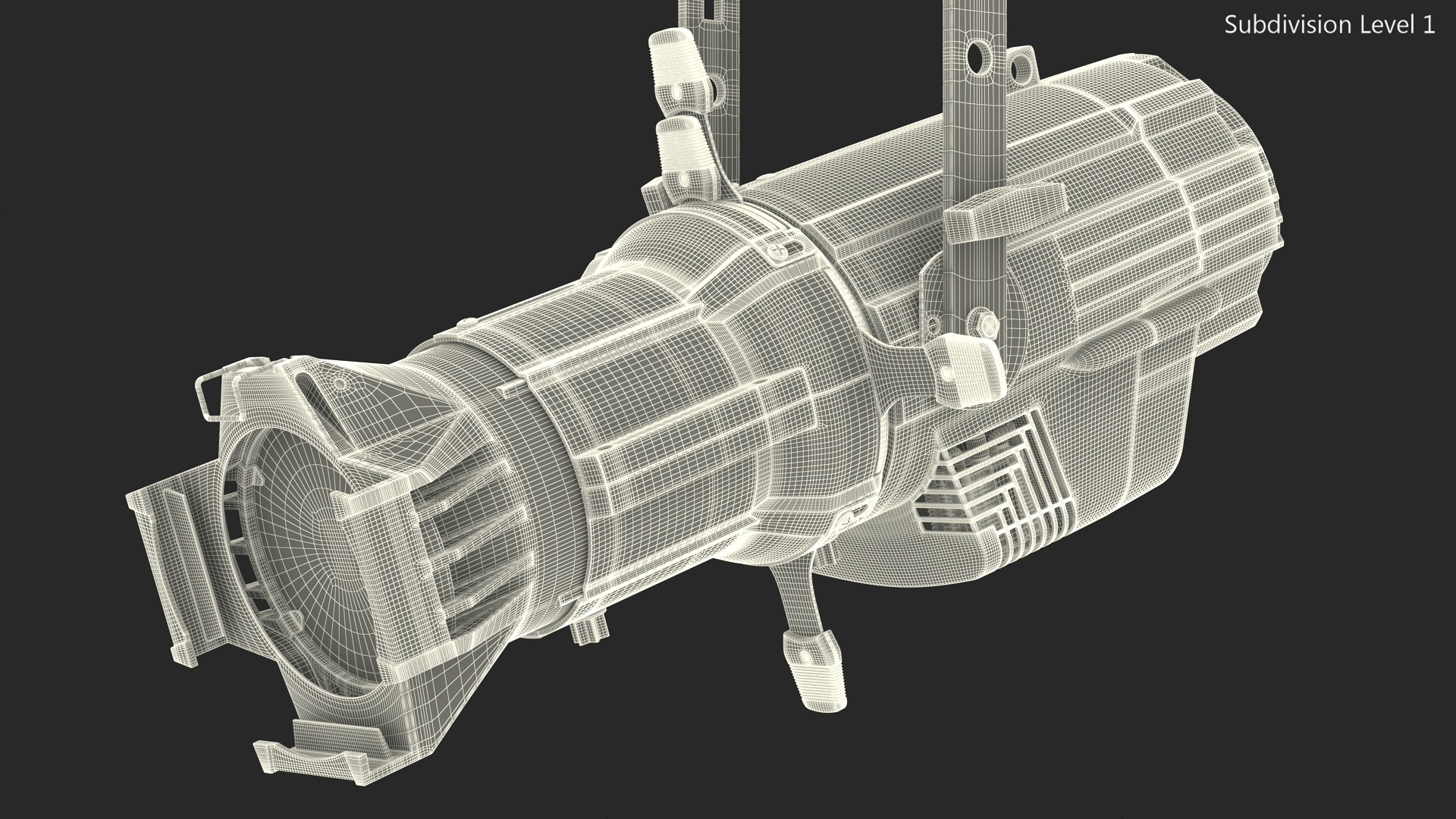 3D Stage Spotlight Fixture model