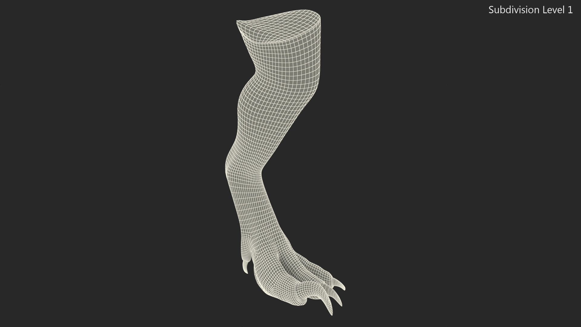 Indoraptor Leg 3D model