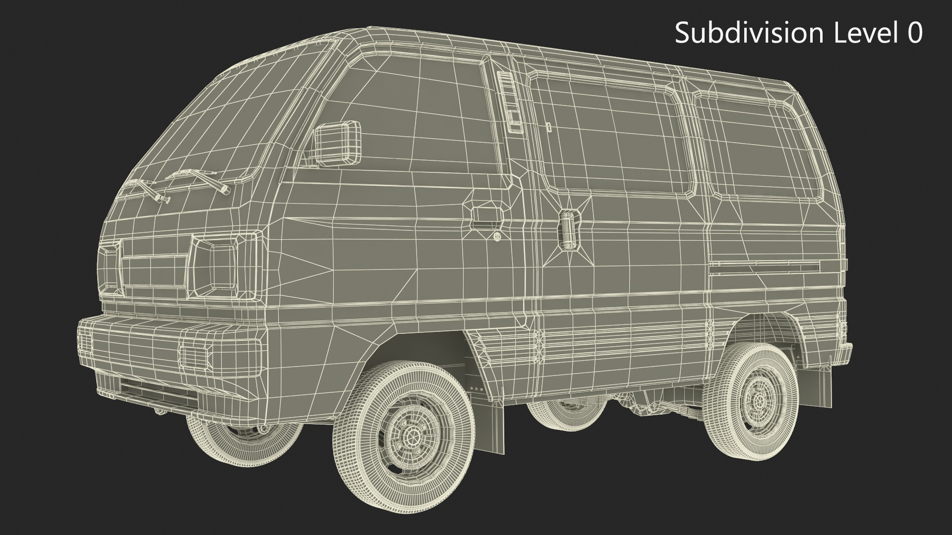 Suzuki Super Carry Express Delivery Van 3D model