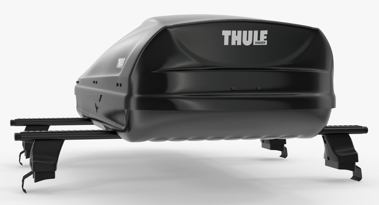 3D model Thule Car Roofbox with Wingbar