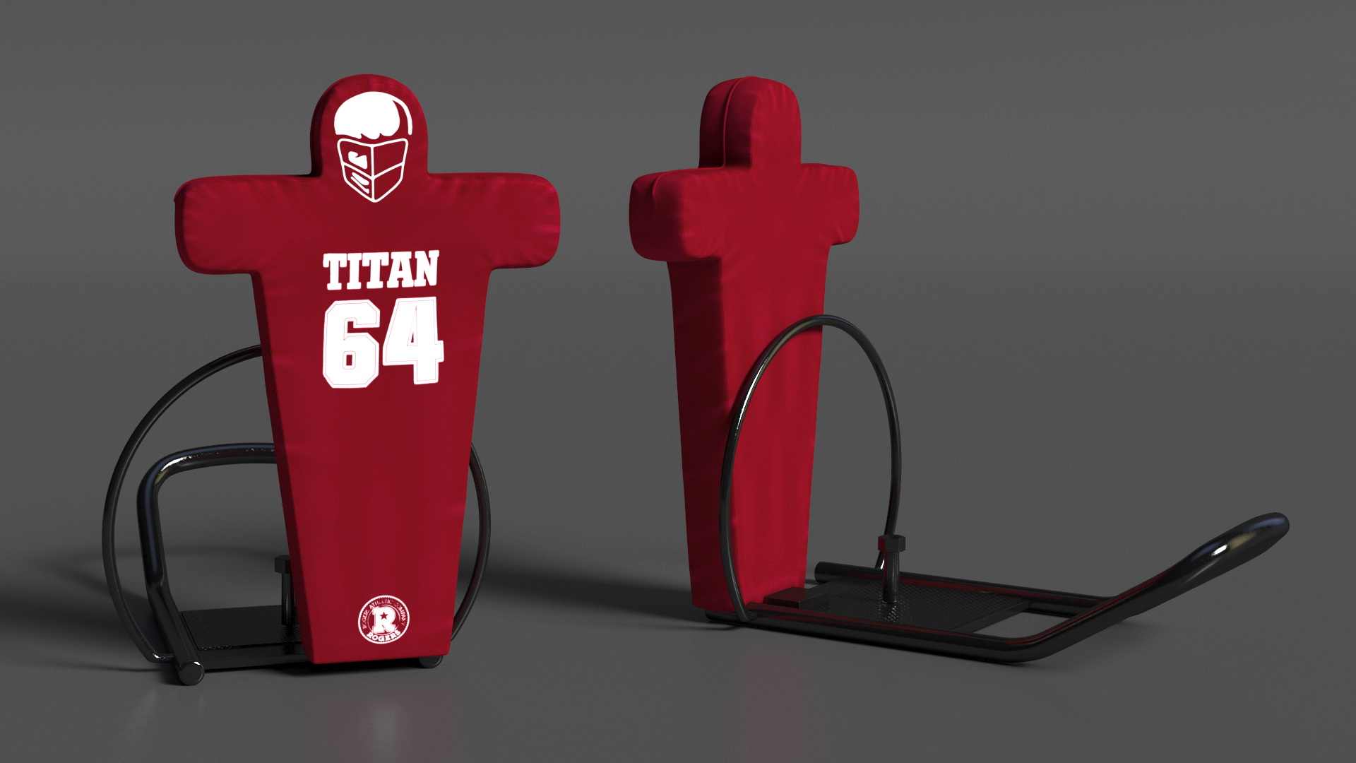 American Football Tackling Dummy 3D