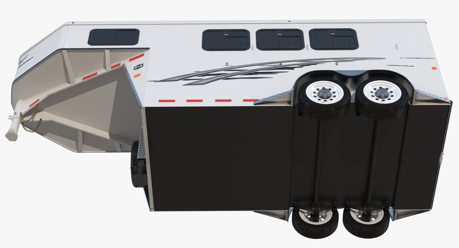 3D model Horse Trailer Rigged