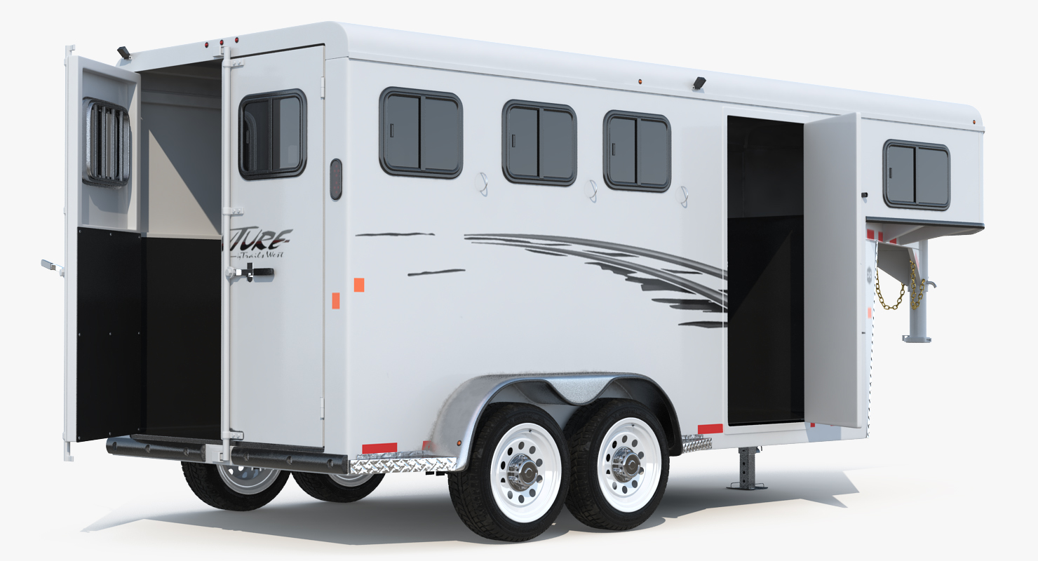 3D model Horse Trailer Rigged