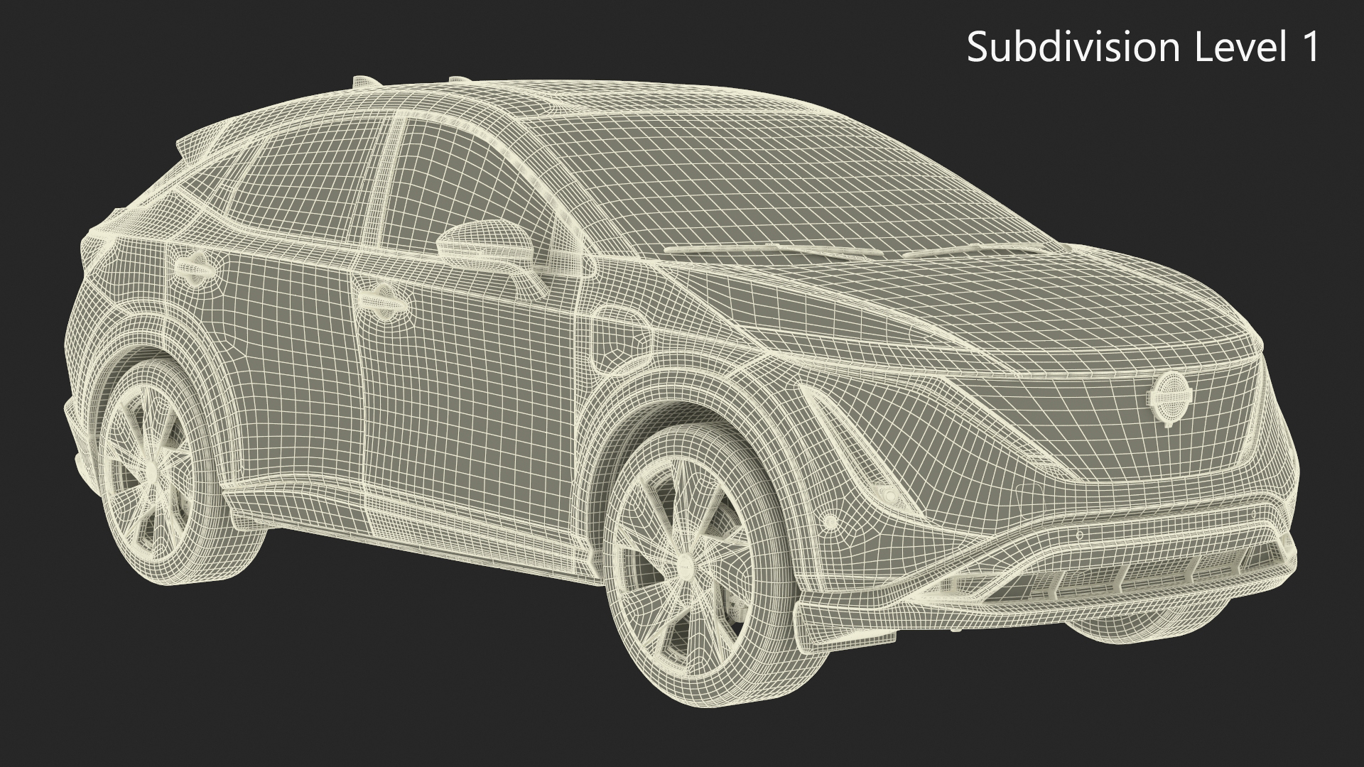 Nissan Ariya Lights On 3D