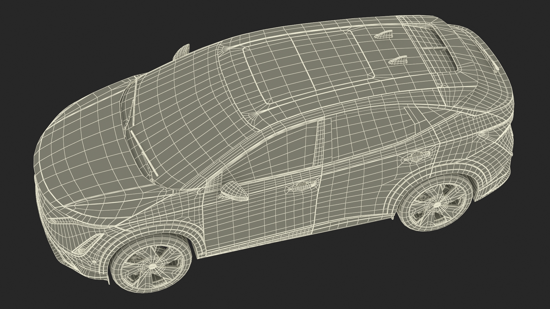 Nissan Ariya Lights On 3D