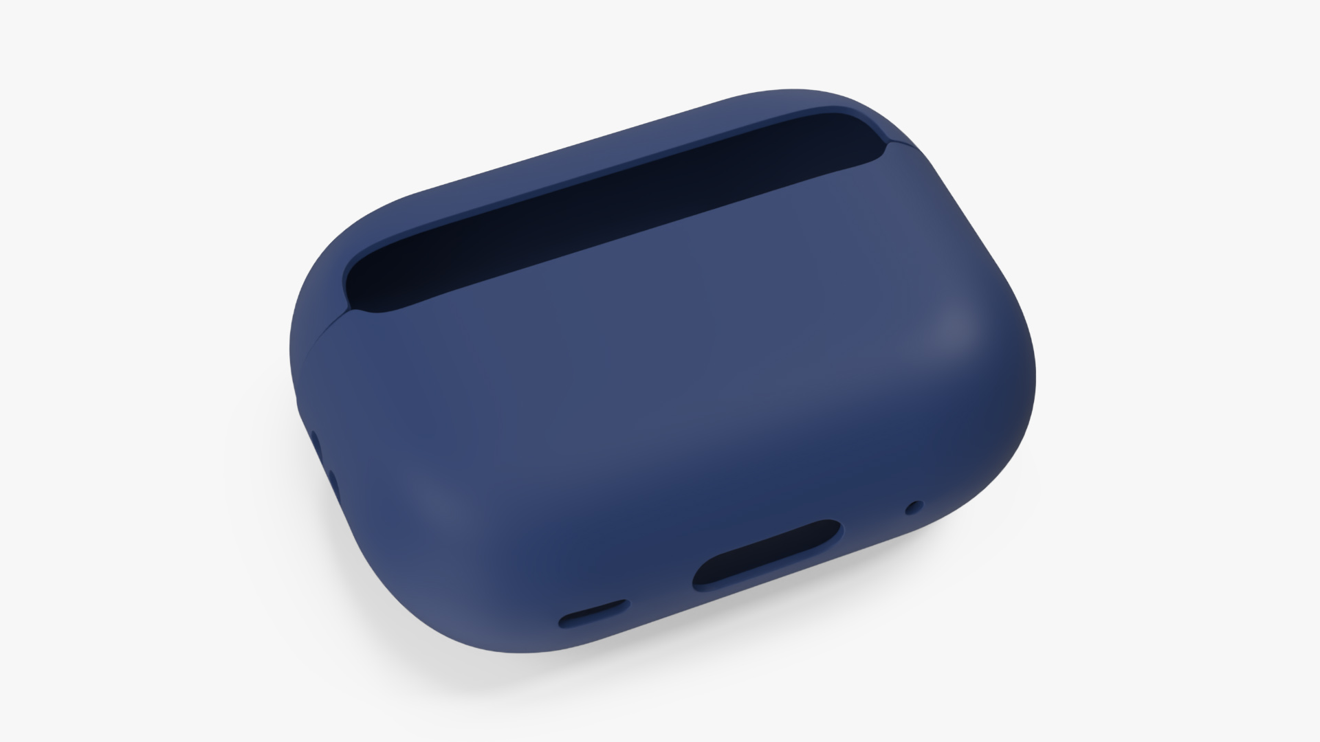 Silicone Case Apple AirPods Pro 2 USB-C Blue 3D model