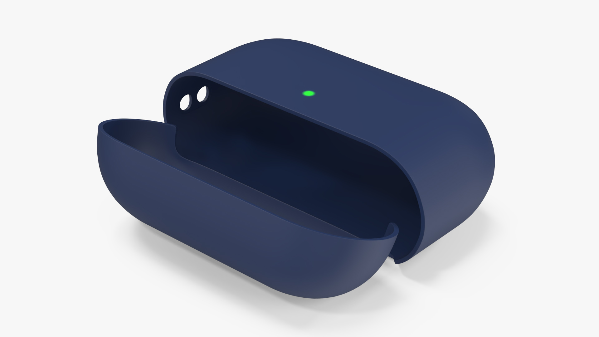 Silicone Case Apple AirPods Pro 2 USB-C Blue 3D model