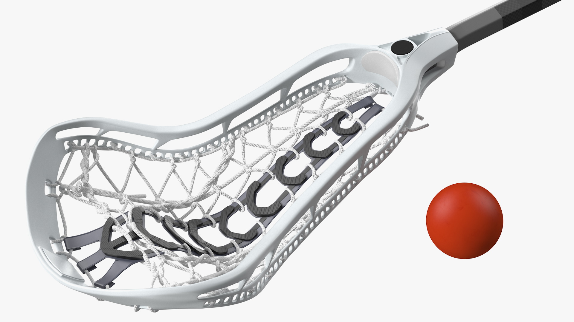 Lacrosse Stick with Ball 3D model