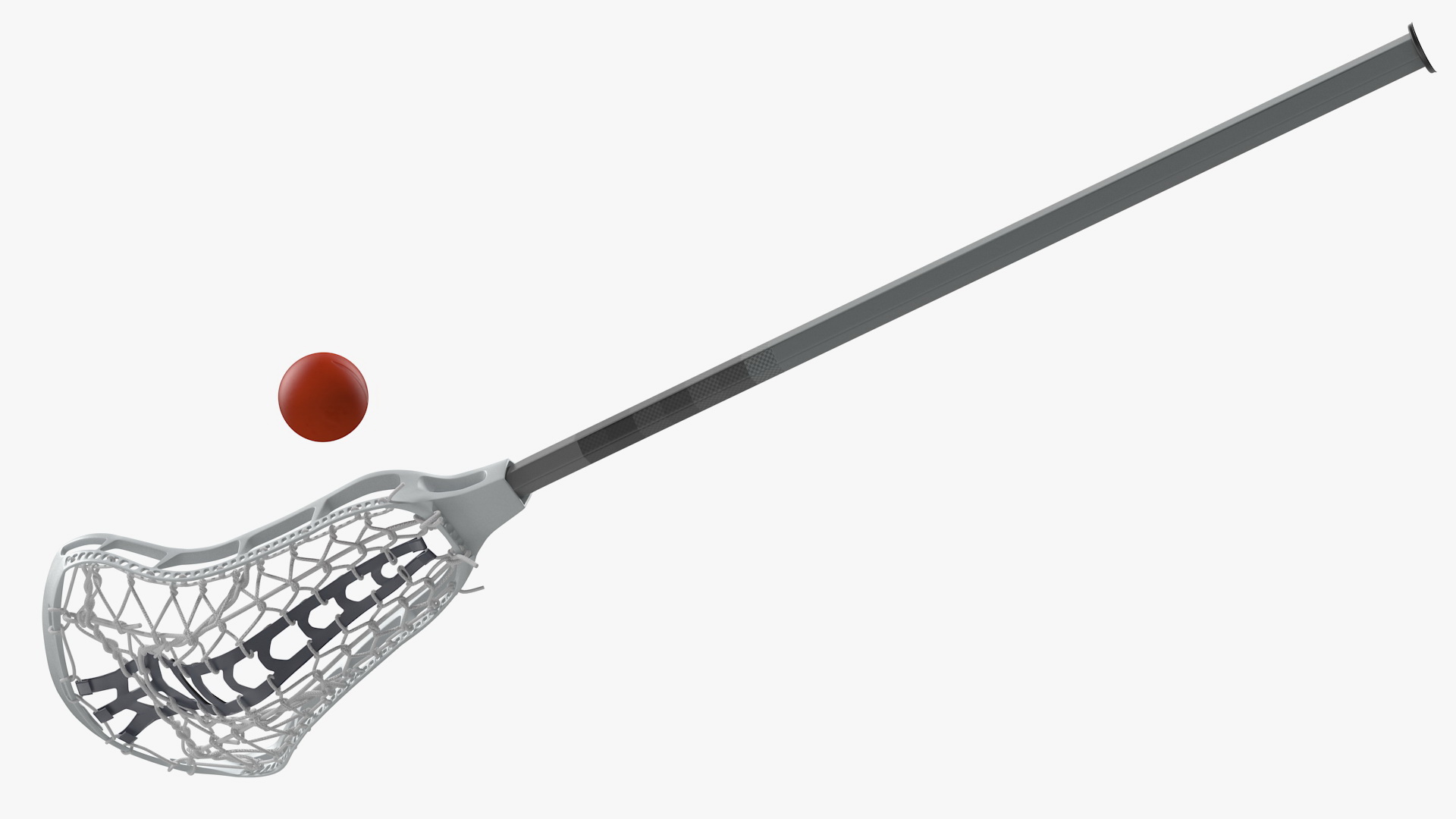 Lacrosse Stick with Ball 3D model