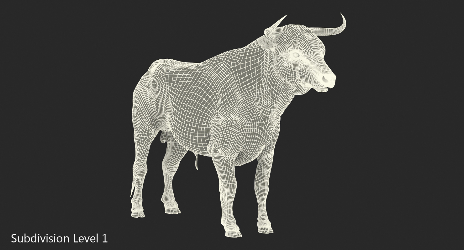 3D model Bull