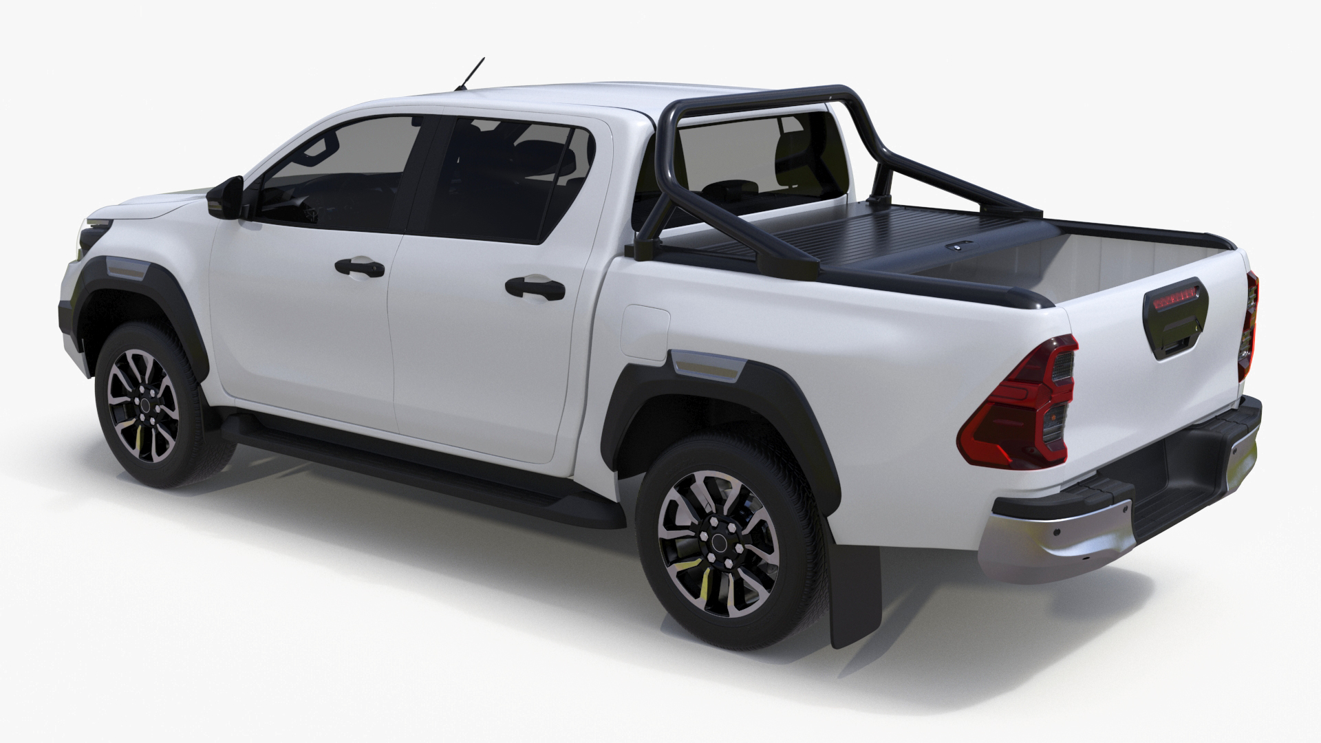 3D Pickup Truck White model